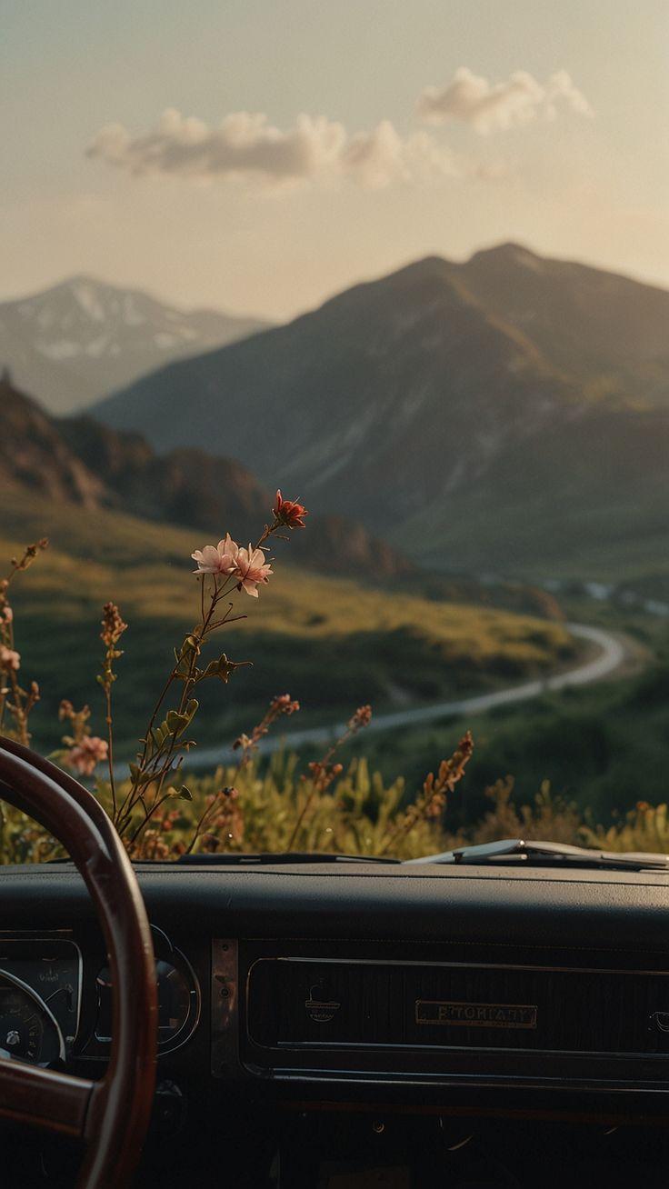 Sunset Embrace Floral Symphony